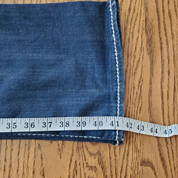 Vigoss jeans size 3/4. Length 33. New York boot cut with stretch - Picture 7 of 8